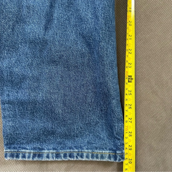 Wrangler George Strait Cowboy Cut Jeans Mens 38X30 Medium Wash Denim Workwear - Picture 10 of 10